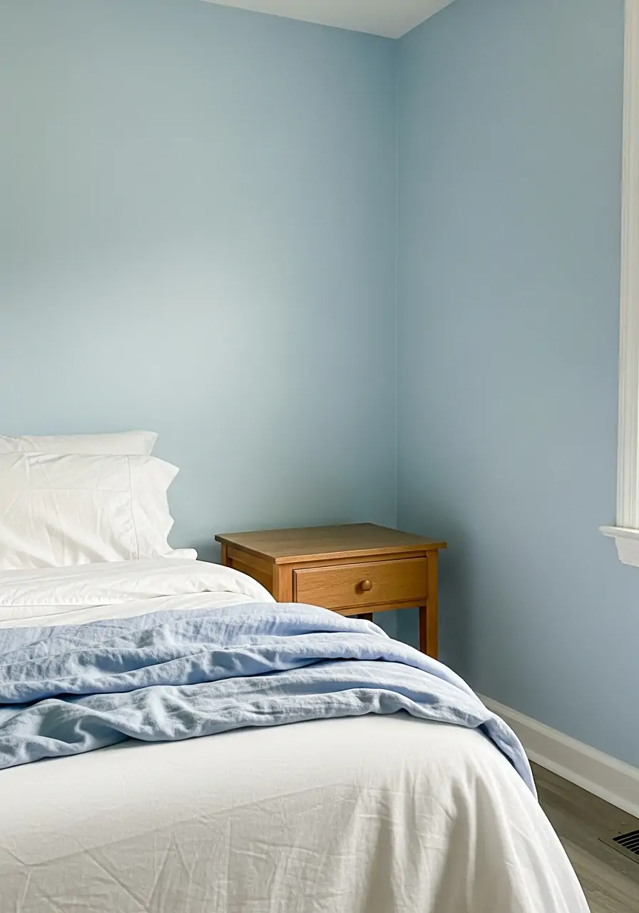 Pale Blue Walls - 50 Spring Bedroom Ideas for a Fresh Refresh