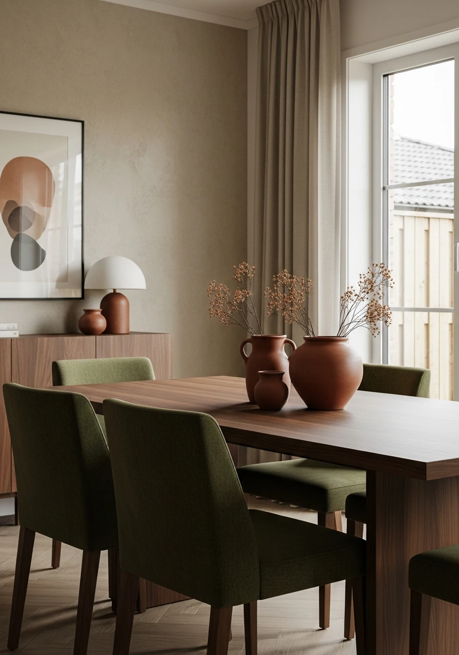 Earthy Color Palettes - 50 Budget-Friendly Dining Room Decor Ideas for a High-End Look