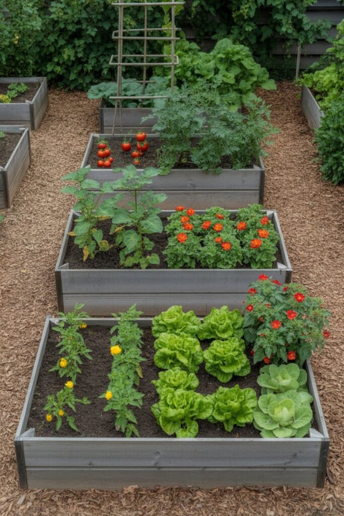 Raised Bed Gardens for Vegetables and Flowers