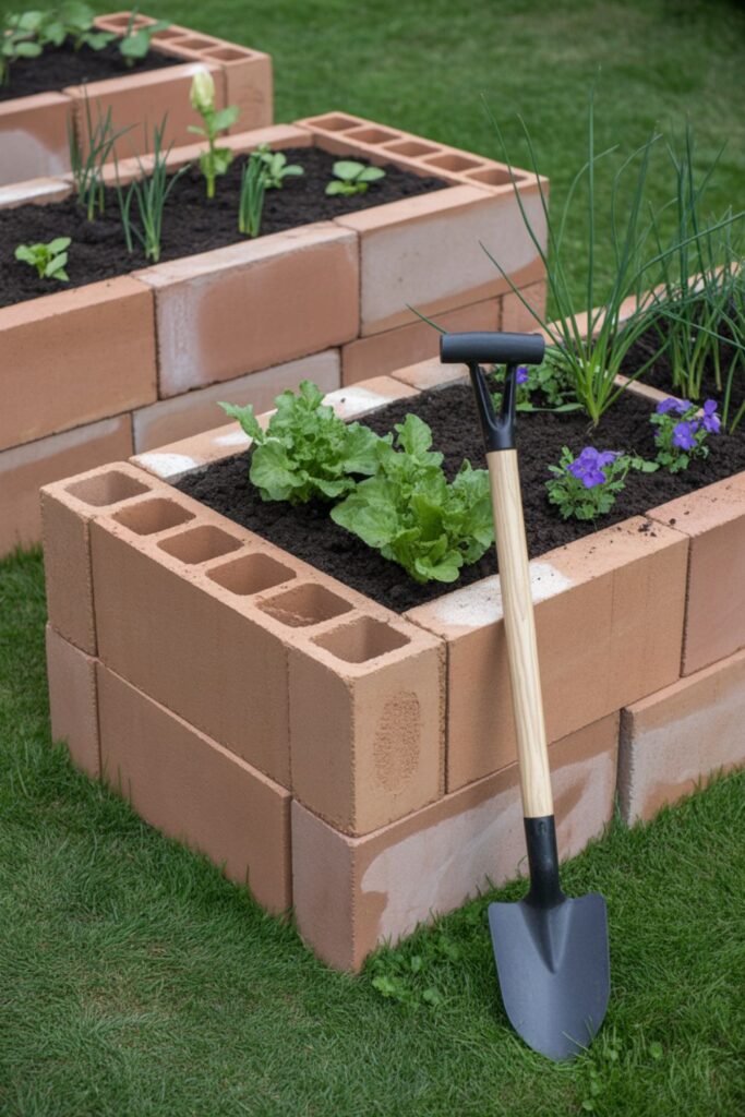 How to Build a Raised Garden Bed with Cinder Blocks